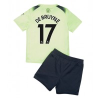 Manchester City Kevin De Bruyne #17 Fotballklær Tredjedraktsett Barn 2022-23 Kortermet (+ korte bukser)